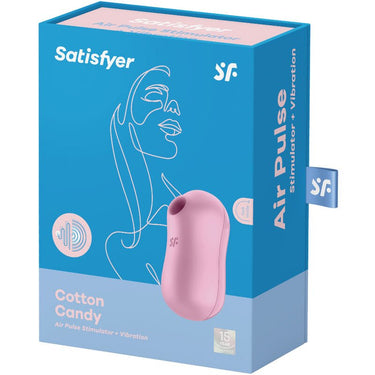 Vibratore Cotton Candy con 132 modalità di vibrazione e onde a pressione
